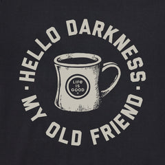 Men's Hello Darkness My Old Friend Short Sleeve Crusher Tee