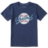 Kids LIG Ballyard Script Logo Short Sleeve Crusher Tee