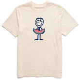 Men's Jake Watermelon Short Sleeve Crusher Tee