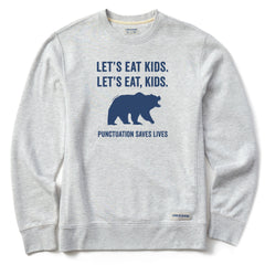 Men's Let's Eat, Kids Simply True Crew