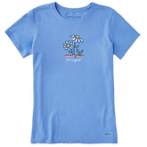 Women's Daisy Garden Short Sleeve Crusher Tee