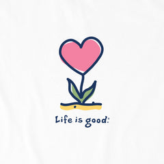 Women's Flowering Heart Short Sleeve Tee