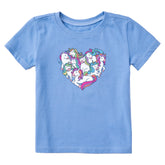 Heart Of Unicorns Short Sleeve Toddler Crusher Tee