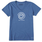 Women's Let it Ripple Short Sleeve Crusher Vee