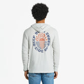 Men's Keep Your Sunny Side Up Textured Slub Hoodie