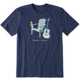 Men's Adirondack Guitar Beer Short Sleeve Tee