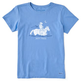 Women's Happy Trails Cowgirl Short Sleeve Tee
