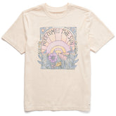 Men's Here Comes The Sun Hippie Short Sleeve Crusher Tee