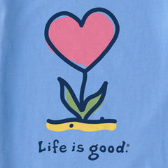 Women's Flowering Heart Short Sleeve Tee