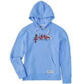 Women's 3 Warmly Dressed Cardinals Simply True Fleece Hoodie
