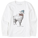 Kids No Prob-llama Long Sleeve Crusher Tee