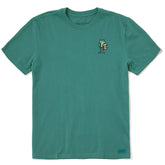 Men's Frog with Beer Short Sleeve Crusher Tee