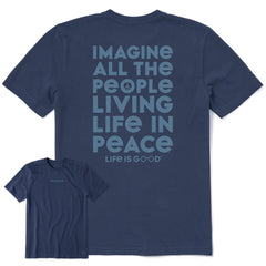 Men's Imagine All The People Short Sleeve Tee