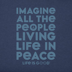 Men's Imagine All The People Short Sleeve Tee