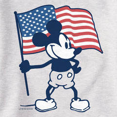 Men's Americana Steamboat Willie Simply True Fleece Crew