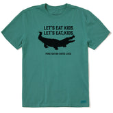 Men's Let's Eat, Kids Croc Short Sleeve Crusher Tee