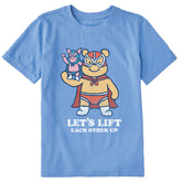 Kids Lift Each Other Up Winnie & P Short Sleeve Crusher Tee
