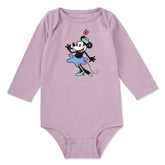 Baby Steamboat Willie Miss Mouse Long Sleeve Crusher Bodysuit