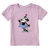 Toddler Steamboat Willie Miss Mouse Short Sleeve Crusher Tee