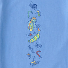 Kids Colorful Bugs Long Sleeve Crusher Tee