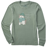 Women's Catnip in the Air Cat Long Sleeve Crusher Tee