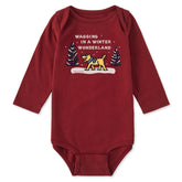 Baby Wagging Wonderland Rocket Long Sleeve Crusher Bodysuit