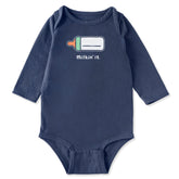 Baby Milkin It Long Sleeve Crusher Bodysuit