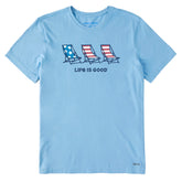 Men's Flag Beach Chairs Short Sleeve Tee