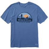 Men's Wild & Free Dog Hike Short Sleeve Crusher Tee