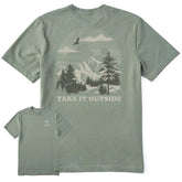 Men's Take it Outside Scenic Sunset Short Sleeve Crusher Tee