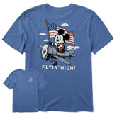 Men's Flyin' High Steamboat Willie Short Sleeve Tee