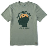 Men's Don't Overthink It Head Short Sleeve Crusher Tee