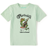Kids Martin & Co. Frog Guitar Short Sleeve Crusher Tee