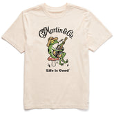 Men's Martin & Co. Frog Guitar Short Sleeve Crusher Tee