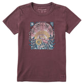 Women's Here Comes The Sun Hippie Short Sleeve Tee