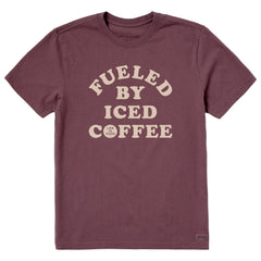 Men's Fueled by Iced Coffee Short Sleeve Crusher Tee