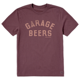 Men's Garage Beers Short Sleeve Crusher Tee