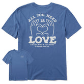 Men's All You Need is Love & Essentials Short Sleeve Tee