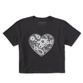 Women's Flowerful Love Short Sleeve Crusher Boxy Tee
