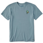 Men's Frog with Beer Short Sleeve Crusher Tee