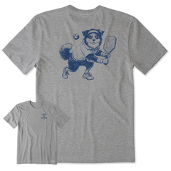 Men's Bert's Aussie w Pickleball Short Sleeve Crusher Tee