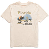 Men's Florida Sunny Place for Shady People Short Sleeve Crusher Tee