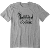 Men's Get a Loooong Little Doggie Short Sleeve Crusher Tee