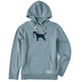 Men's Labrador Leash Simply True Fleece Hoodie