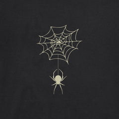 Kids Spooky Spiderweb Long Sleeve Crusher Tee