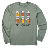 Men's Fall Colors Six Beers Long Sleeve Crusher Tee