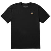 Men's Embroidered Whiskey Glass Short Sleeve Crusher Tee