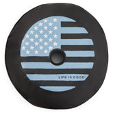 Adult Unisex Minimal Flag Circle Rearview Camera Tire Cover