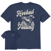 Men's Hooked on a Feeling Short Sleeve Crusher-LITE Slim Fit Tee