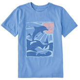 Kids Dolphin Frolic Short Sleeve Crusher Tee